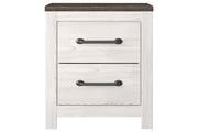 Gerridan White/Gray Nightstand - Lara FurnitureNightstand