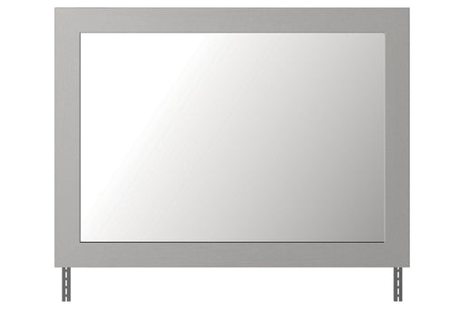 Cottonburg Light Gray/White Bedroom Mirror - Lara Furniture