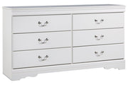 Anarasia White Dresser - Lara FurnitureDresser