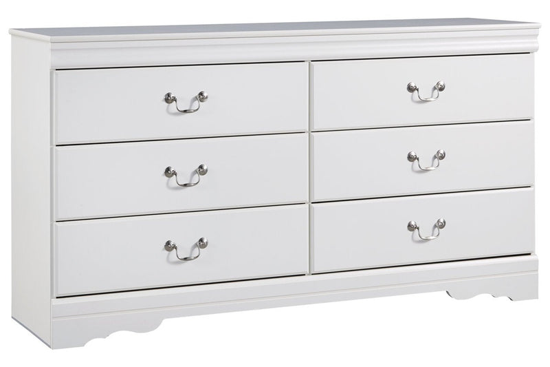 Anarasia White Dresser - Lara FurnitureDresser