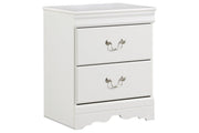 Anarasia White Nightstand - Lara FurnitureNightstand