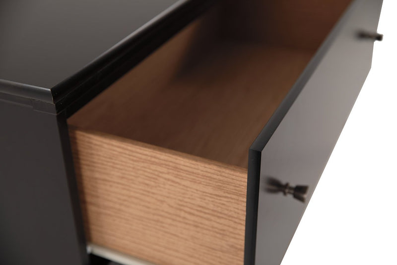 Maribel Black Dresser - Lara FurnitureDresser