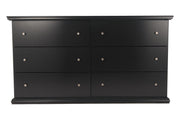 Maribel Black Dresser - Lara FurnitureDresser