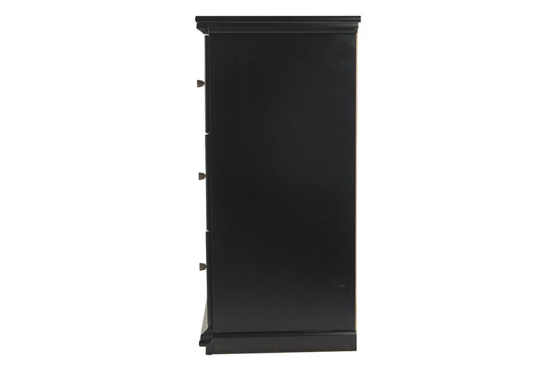 Maribel Black Dresser - Lara FurnitureDresser