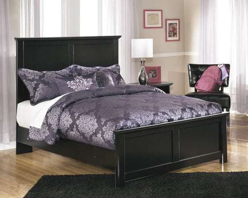 Maribel Black Full Panel Bed - Lara Furniture