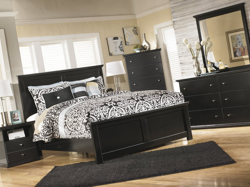 Maribel Black Panel Bedroom Set - Lara Furniture