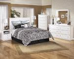 Bostwick Shoals White Bedroom Mirror - Lara Furniture