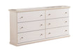 Bostwick Shoals White Dresser - Lara Furniture
