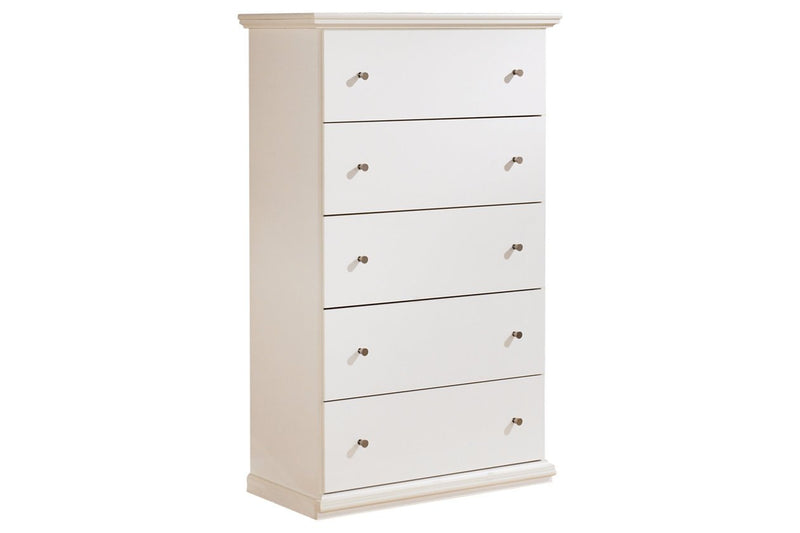 Bostwick Shoals White Chest of Drawers - Lara FurnitureChest