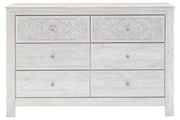 Paxberry Whitewash Dresser - Lara FurnitureDresser