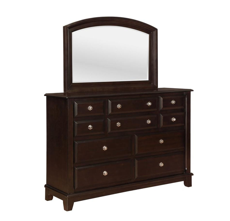 Kenton Dark Brown Dresser - B1820-1 - Lara Furniture
