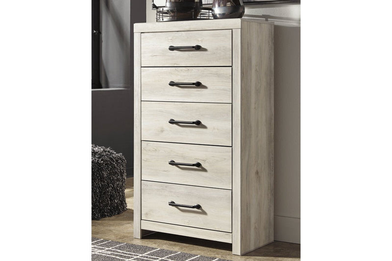 Cambeck Whitewash Chest of Drawers - Lara FurnitureChest