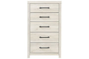 Cambeck Whitewash Chest of Drawers - Lara FurnitureChest