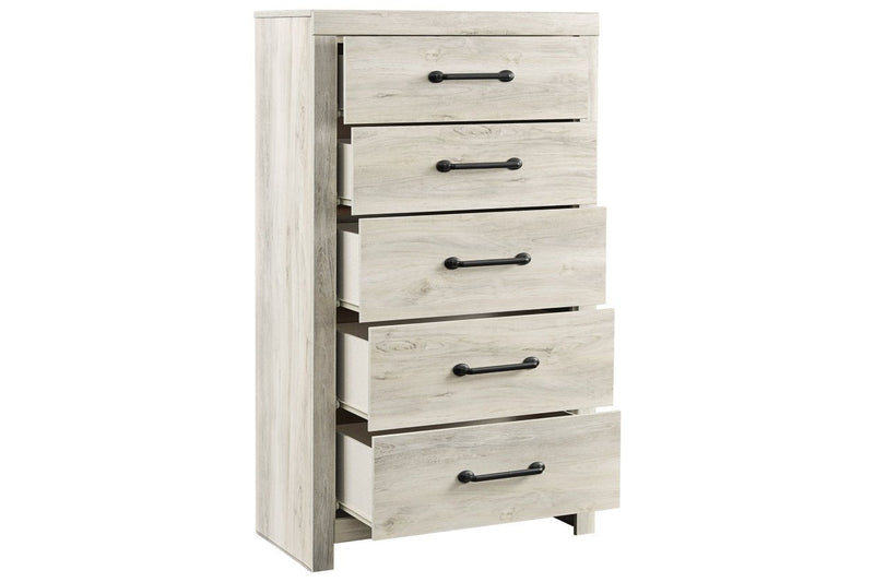 Cambeck Whitewash Chest of Drawers - Lara FurnitureChest