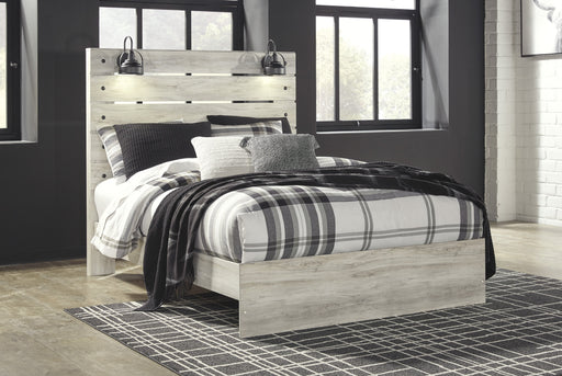 Cambeck Whitewash Queen Panel Bed - Lara Furniture