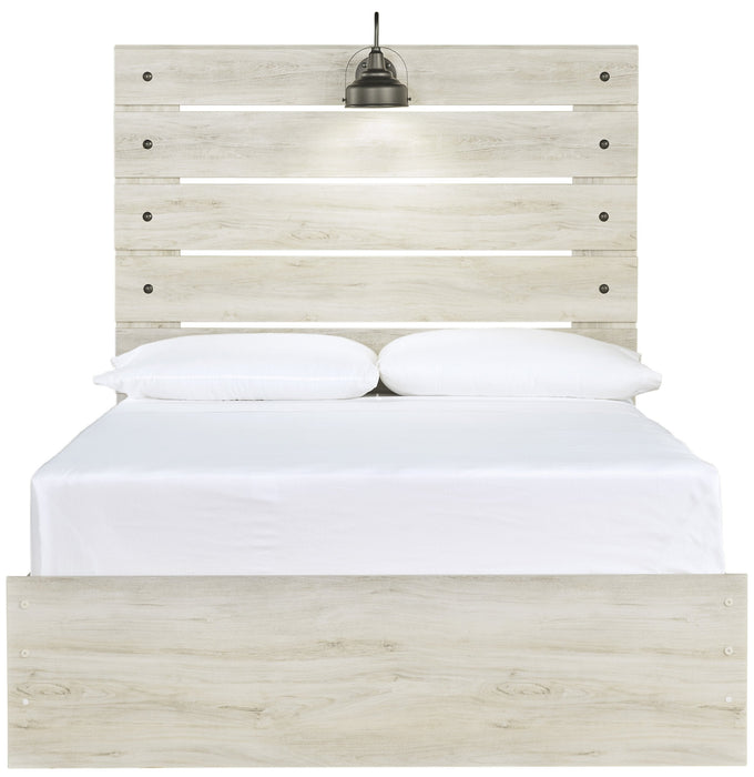 Cambeck Whitewash Full Panel Bed - Lara Furniture