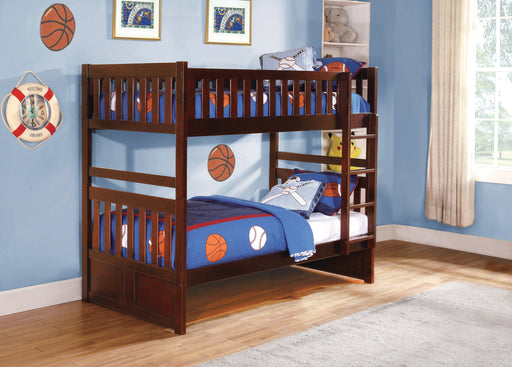 Rowe Cherry Twin/Twin Bunk Bed - Luna Furniture (4761799032967)