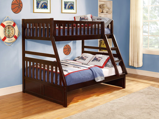 Rowe Cherry Twin/Full Bunk Bed - Luna Furniture (4761798377607)