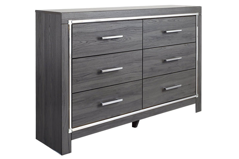 Lodanna Gray Dresser - Lara FurnitureDresser