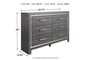 Lodanna Gray Dresser - Lara FurnitureDresser