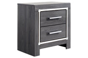 Lodanna Gray Nightstand - Lara FurnitureNightstand