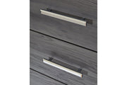 Lodanna Gray Nightstand - Lara FurnitureNightstand