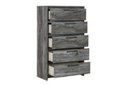 Baystorm Gray Chest of Drawers - Lara FurnitureChest