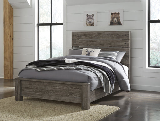 Cazenfeld Gray Full Panel Bed - Lara Furniture