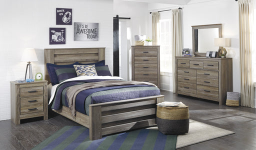 Zelen Warm Gray Panel Youth Bedroom Set - Lara Furniture