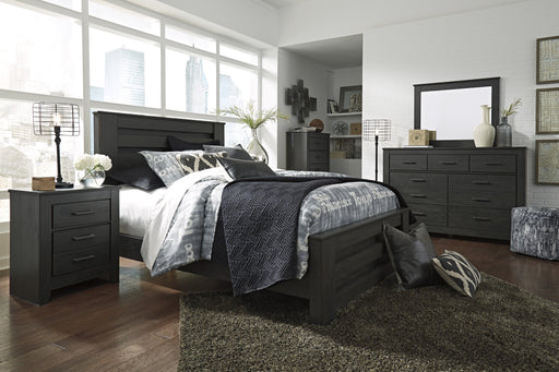 Brinxton Black Panel Bedroom Set - Lara Furniture