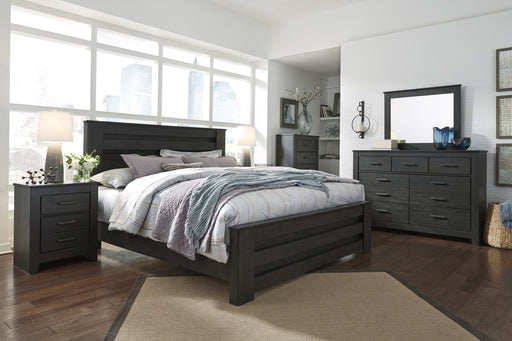 Brinxton Black Panel Bedroom Set - Lara Furniture
