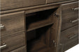 Juararo Dark Brown Dresser - Lara Furniture