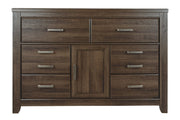Juararo Dark Brown Dresser - Lara FurnitureDresser