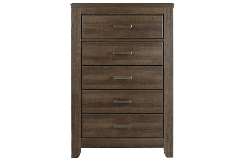 Juararo Dark Brown Chest of Drawers - Lara FurnitureChest