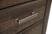 Juararo Dark Brown Nightstand - Lara FurnitureNightstand