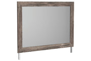 Ralinksi Gray Bedroom Mirror - Lara FurnitureMirror