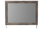 Ralinksi Gray Bedroom Mirror - Lara FurnitureMirror
