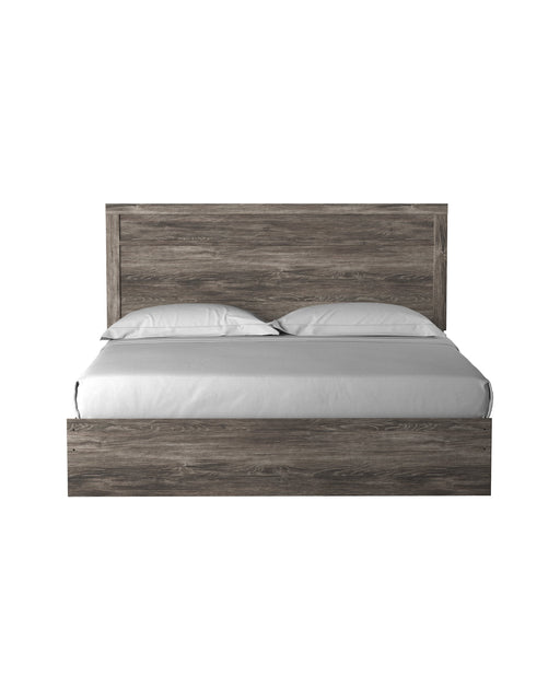 Ralinksi Gray  King Panel Bed - Lara Furniture
