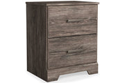 Ralinksi Gray Nightstand - Lara FurnitureNightstand
