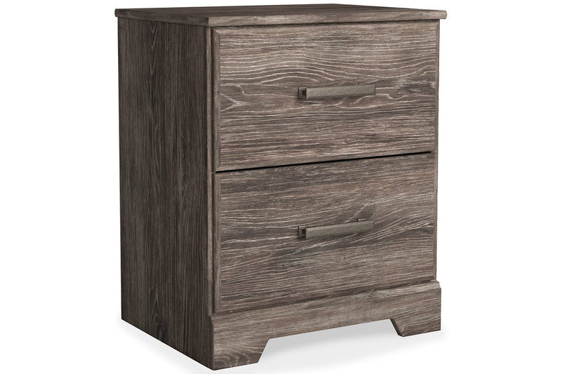 Ralinksi Gray Nightstand - Lara FurnitureNightstand