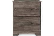 Ralinksi Gray Nightstand - Lara FurnitureNightstand