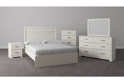 Stelsie White Nightstand - Lara FurnitureNightstand