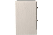 Stelsie White Nightstand - Lara FurnitureNightstand