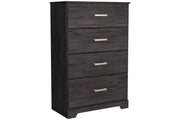 Belachime Black Chest of Drawers - Lara FurnitureChest