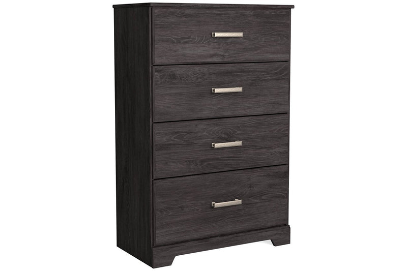 Belachime Black Chest of Drawers - Lara FurnitureChest