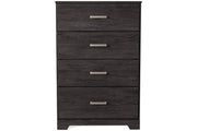Belachime Black Chest of Drawers - Lara FurnitureChest