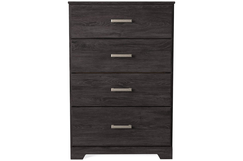 Belachime Black Chest of Drawers - Lara FurnitureChest