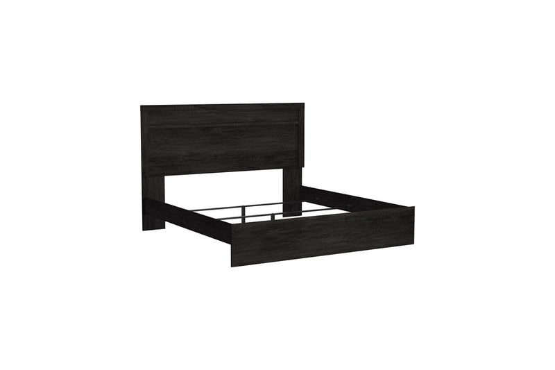 Belachime Black King Panel Headboard/Footboard - B2589-72 - Lara Furniture