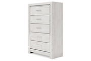 Altyra White Chest of Drawers - Lara FurnitureChest