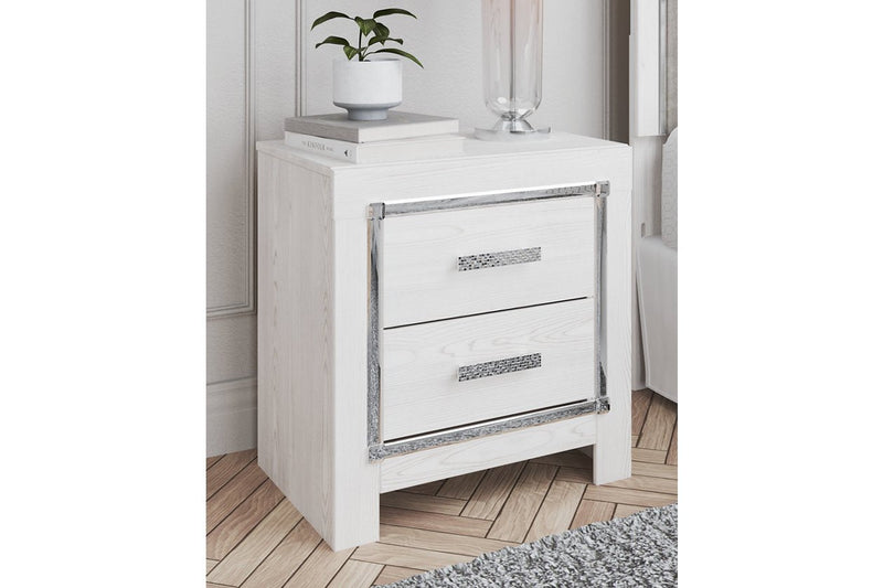 Altyra White Nightstand - Lara FurnitureNightstand